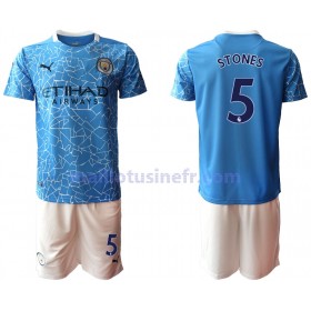 Maillot de Foot Manchester City John Stones 5 Domicile 2020-21 - Enfant